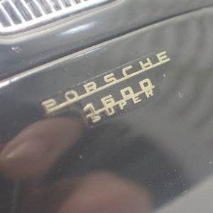 AutoArt 77866 - 1/18 Scale Porsche 356 Speedster Black Steve McQueen Version No. 71 Diecast Model Replica