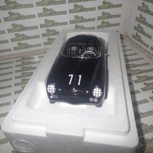 AutoArt 77866 - 1/18 Scale Porsche 356 Speedster Black Steve McQueen Version No. 71 Diecast Model Replica