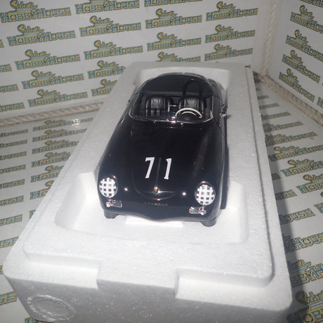 AutoArt 77866 - 1/18 Scale Porsche 356 Speedster Black Steve McQueen Version No. 71 Diecast Model Replica