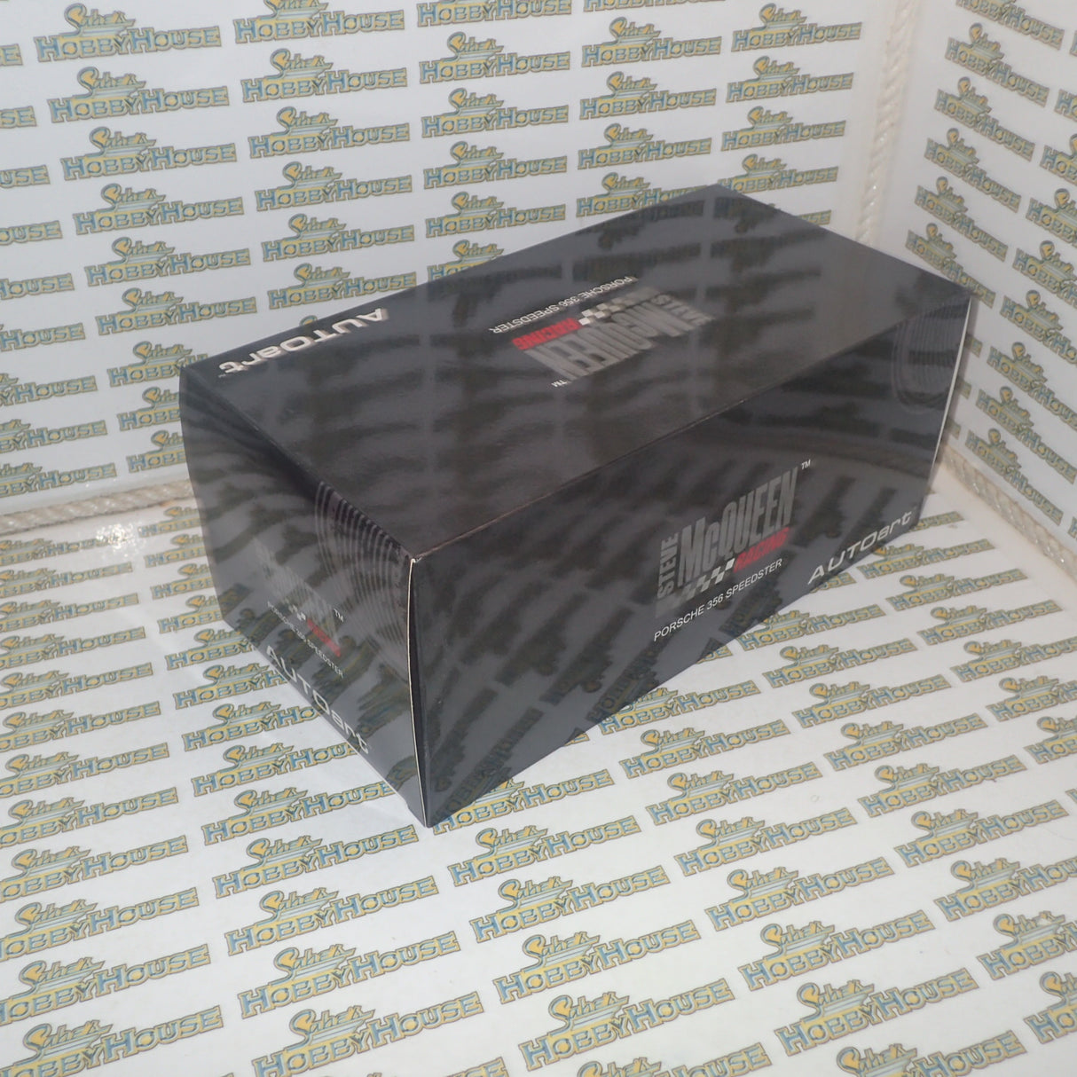 AutoArt 77866 - 1/18 Scale Porsche 356 Speedster Black Steve McQueen Version No. 71 Diecast Model Replica