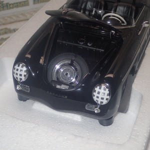 AutoArt 77866 - 1/18 Scale Porsche 356 Speedster Black Steve McQueen Version No. 71 Diecast Model Replica