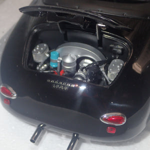 AutoArt 77866 - 1/18 Scale Porsche 356 Speedster Black Steve McQueen Version No. 71 Diecast Model Replica