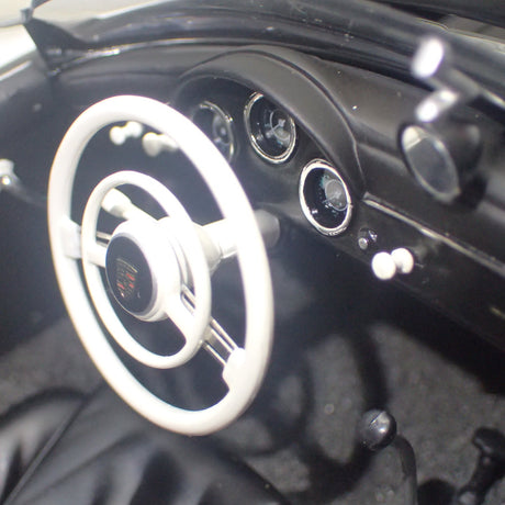 AutoArt 77866 - 1/18 Scale Porsche 356 Speedster Black Steve McQueen Version No. 71 Diecast Model Replica