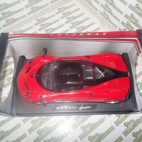 Motor Max 79160 - 1/18 Scale Pagani Huayra in Red & Black