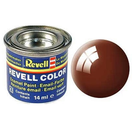 Revell #80 - 14ml Mud Brown Gloss enamel paint