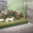 Jordan - HO/00 Scale - Baum-Motiv, Schafer, Hund und Schafe (Shepherd, Sheep, Dog & Tree)