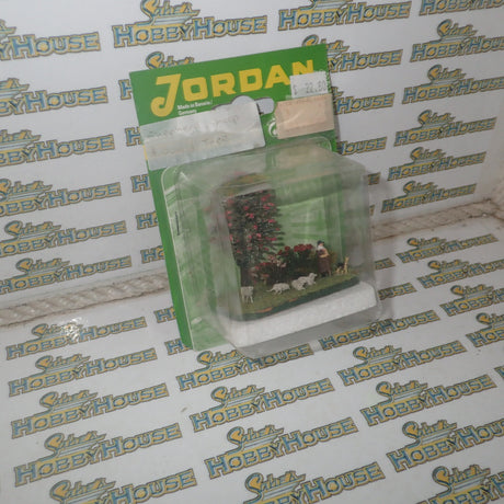 Jordan - HO/00 Scale - Baum-Motiv, Schafer, Hund und Schafe (Shepherd, Sheep, Dog & Tree)