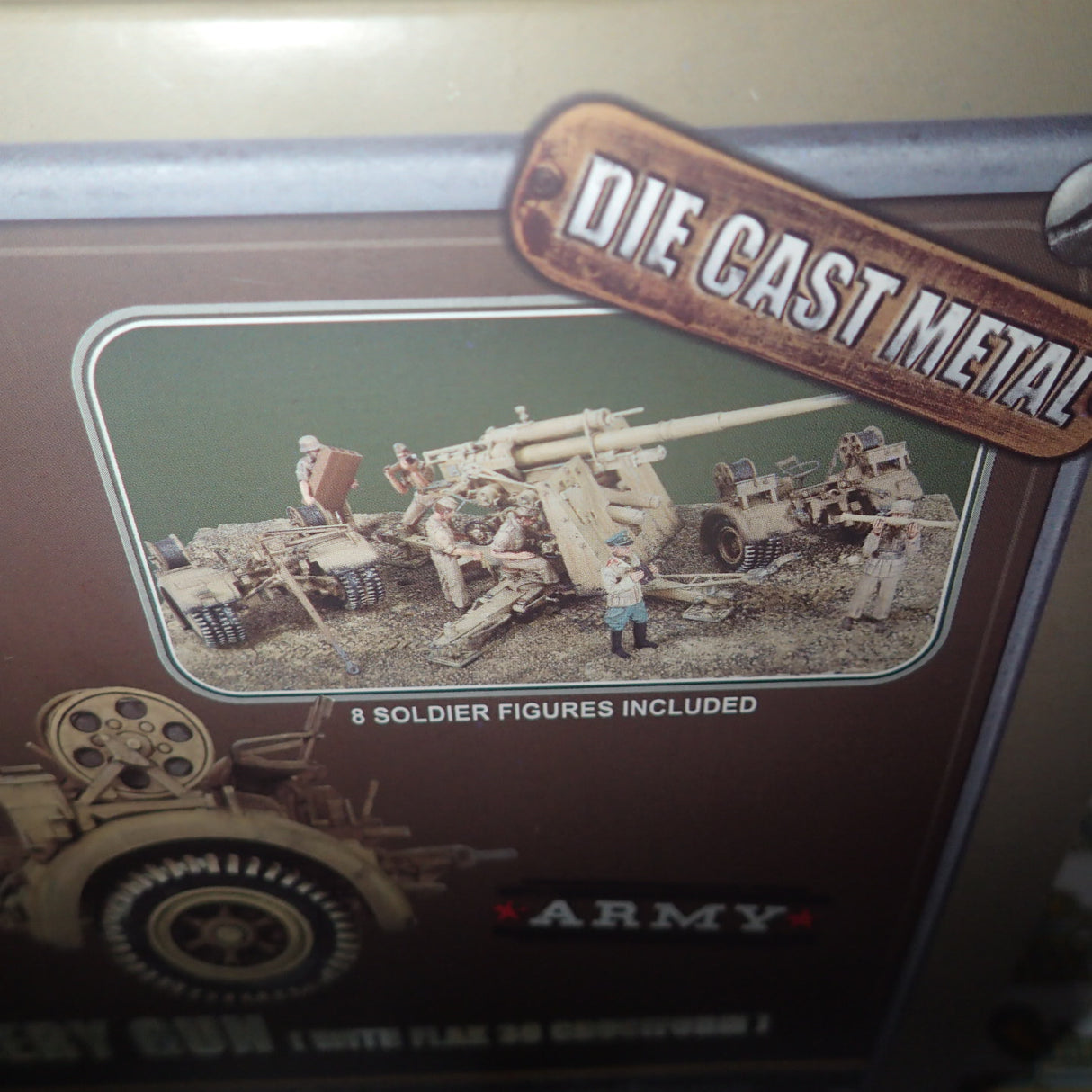Forces of Valor 801008B - 1/32 Scale German 88mm Flak Gun El Alamein 1942 Scale Model Replica Set