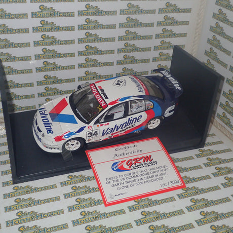 Biante/AutoArt 80163- Diecast 1:18 HOLDEN COMMODORE VX 2001 #34 VALVOLINE GARTHTANDER