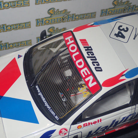 Biante/AutoArt 80163- Diecast 1:18 HOLDEN COMMODORE VX 2001 #34 VALVOLINE GARTHTANDER