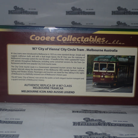 Cooee Concepts 808379 - 1/76 SCALE W7 CITY OF VIENNA CITY CIRCLE TRAM MELBOURNE AUSTRALIA
