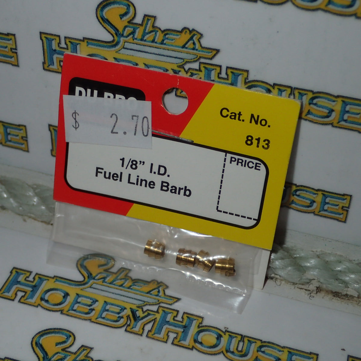 Dubro 813 - 1/8" I.D. Fuel Line Barb