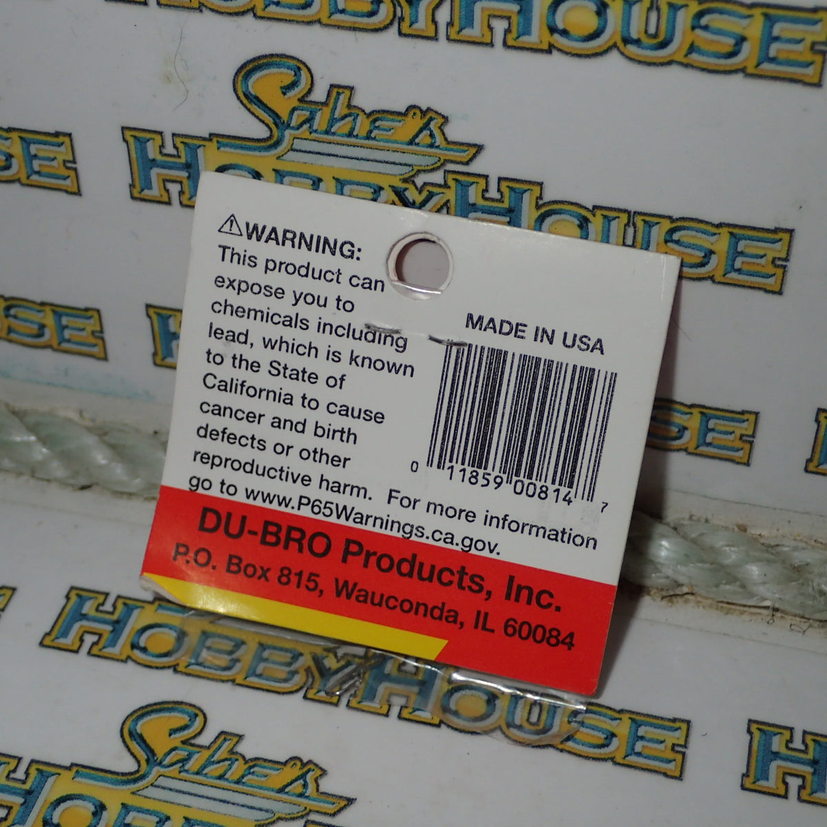 Dubro 814 - 5/32" I.D. Fuel Line Barb