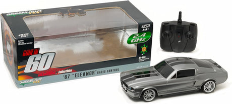 Greenlight RC 91001 - 1/18 Scale - 2.4GHz Gone in 60 Seconds '67 Mustang "Eleanor" Ready to Run Remote Control