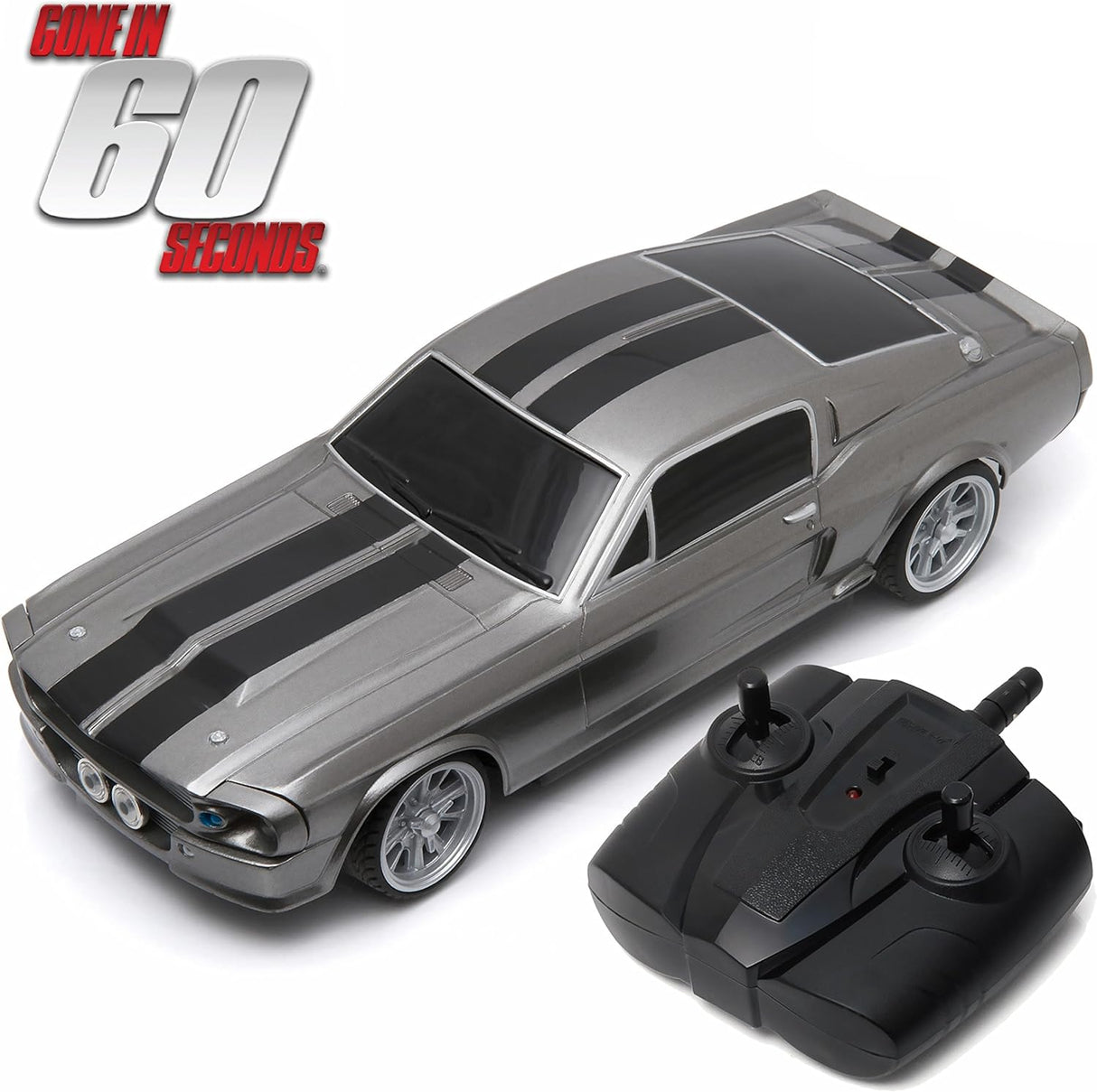 Greenlight RC 91001 - 1/18 Scale - 2.4GHz Gone in 60 Seconds '67 Mustang "Eleanor" Ready to Run Remote Control