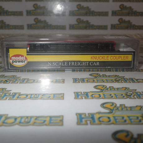 Model Power 83438 - N Scale 40' Box Car ATSF Atchison Topeka and Santa Fe Model Railway Freight Car with Knuckle Coupler