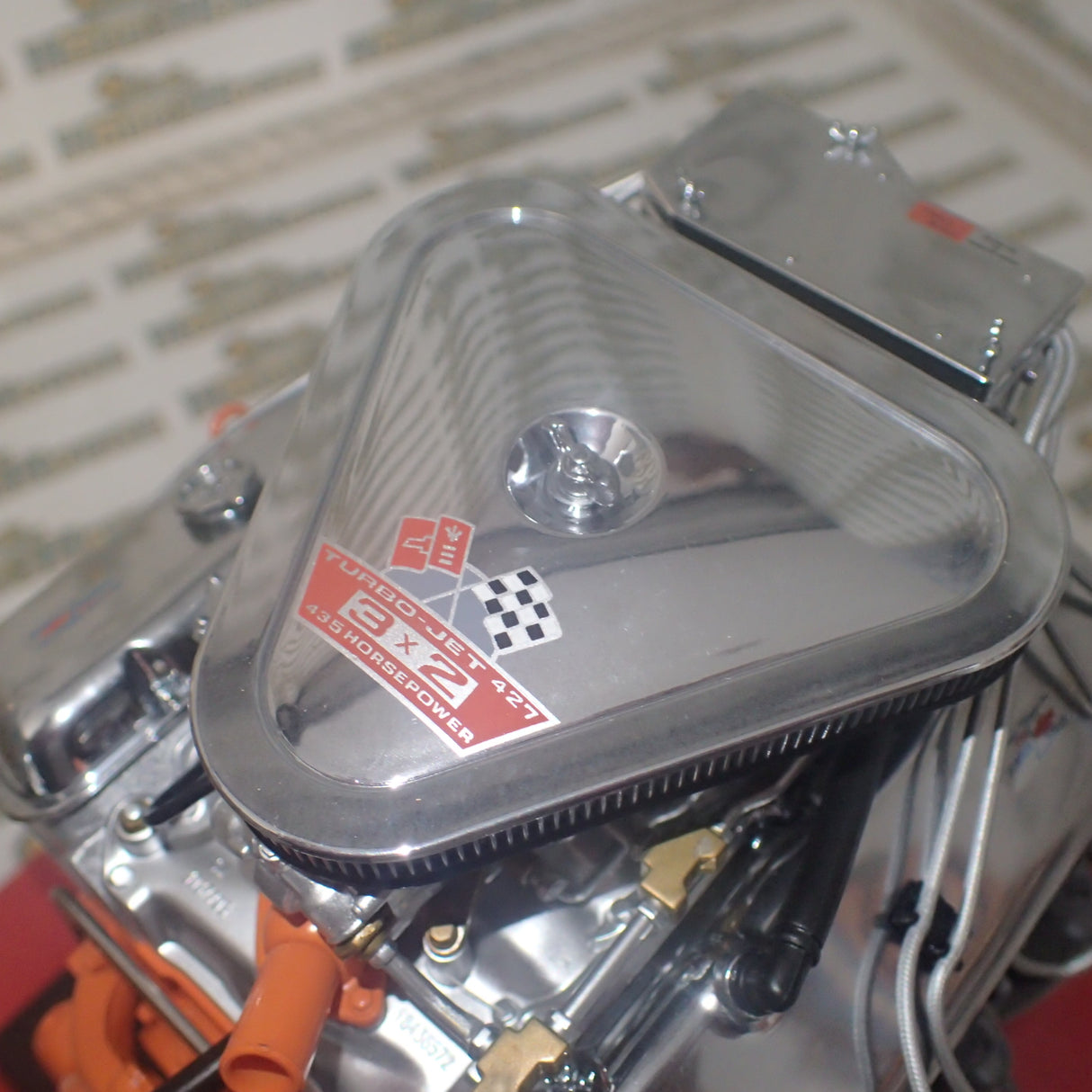 Liberty Classics 84030 - 1/6 Scale "Chevrolet Big Block" 427 L89 Tri-Power Diecast Model Engine Replica