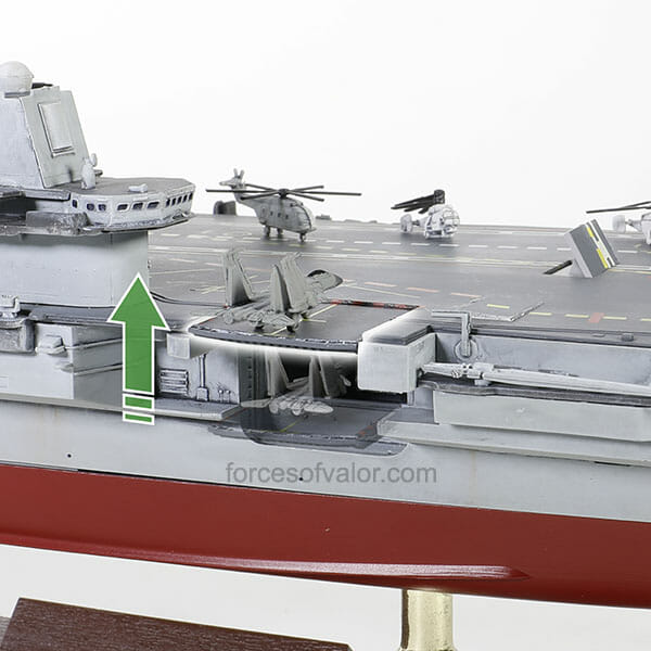 Forces of Valor FOV-861010B - 1/700 Scale People's Republic of China (PLAN) aircraft carrier, LiaoNing (16) Diecast Scale Model Replica