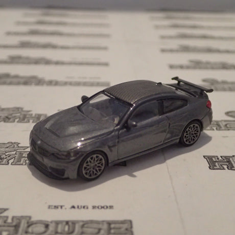 Minichamps - 870 027104 1/87 Scale - BMW M4 GTS 2016 in Grey Metallic w/grey wheels Scale Model Replica