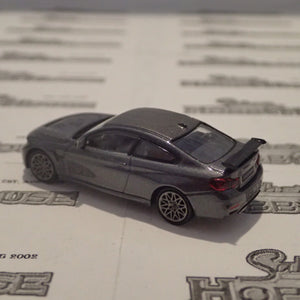 Minichamps - 870 027104 1/87 Scale - BMW M4 GTS 2016 in Grey Metallic w/grey wheels Scale Model Replica