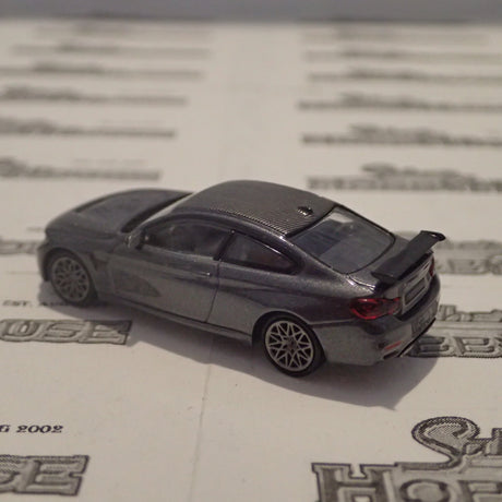 Minichamps - 870 027104 1/87 Scale - BMW M4 GTS 2016 in Grey Metallic w/grey wheels Scale Model Replica