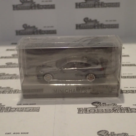 Minichamps - 870 027100 1/87 Scale - BMW M4 GTS 2016 in Matt Grey Metallic w/orange wheels Scale Model Replica