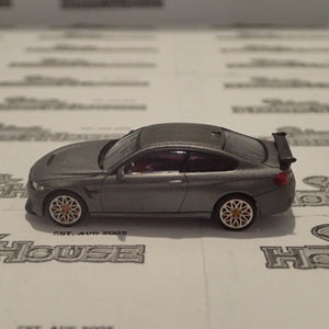 Minichamps - 870 027100 1/87 Scale - BMW M4 GTS 2016 in Matt Grey Metallic w/orange wheels Scale Model Replica