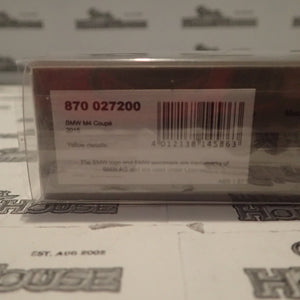 Minichamps - 870 027200 1/87 Scale - BMW M4 Coupe 2015 Yellow Metallic