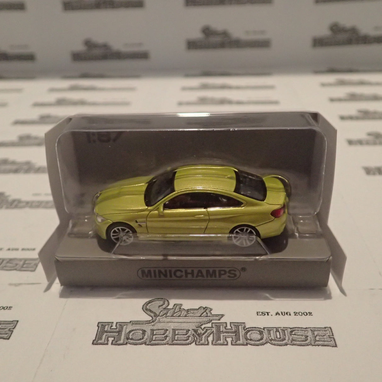 Minichamps - 870 027200 1/87 Scale - BMW M4 Coupe 2015 Yellow Metallic
