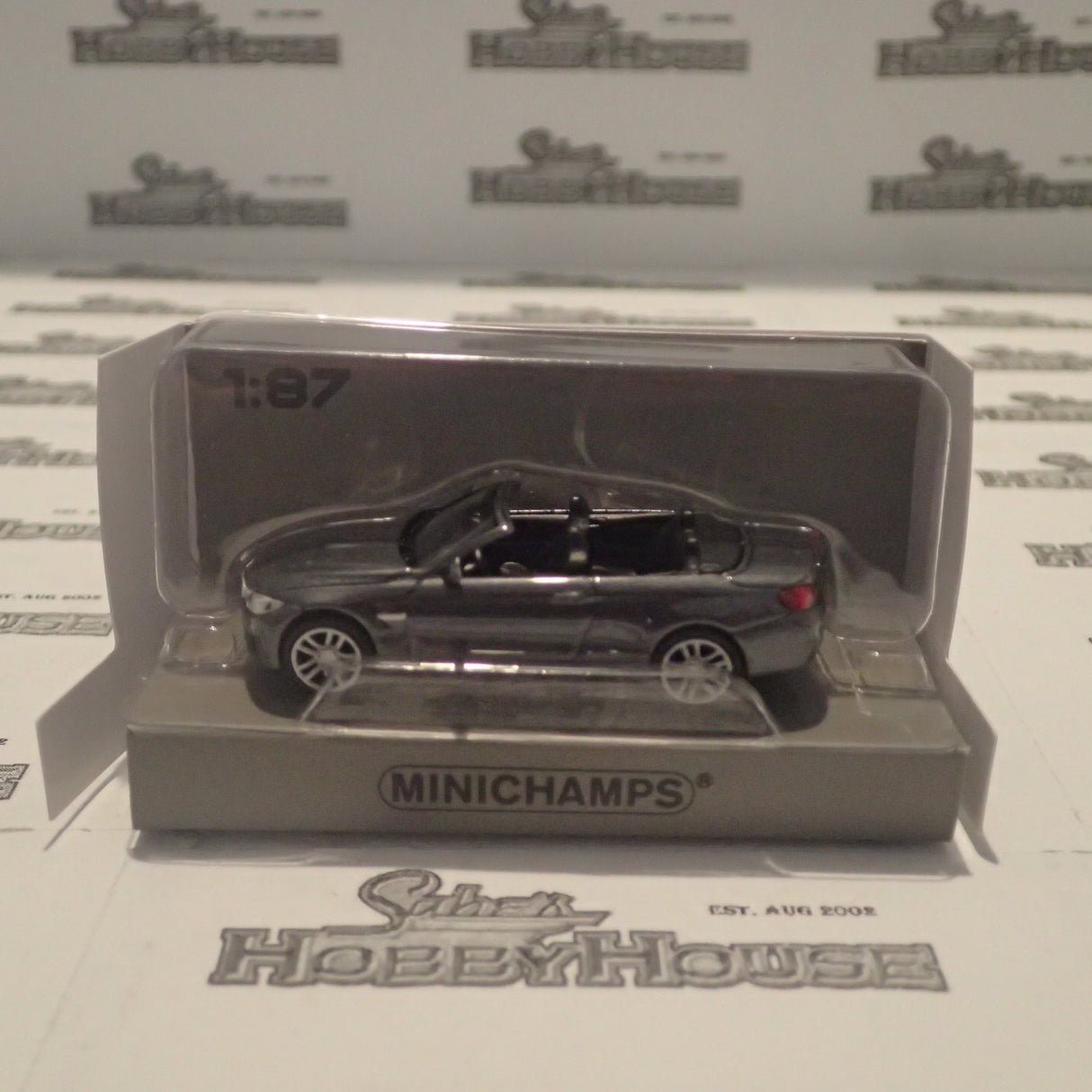 Minichamps - 870 027230 1/87 Scale - BMW M4 Cabriolet 2015 Grey Metallic