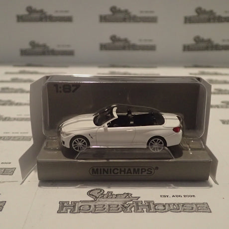 Minichamps - 870 027231 1/87 Scale - BMW M4 Cabriolet 2015 White