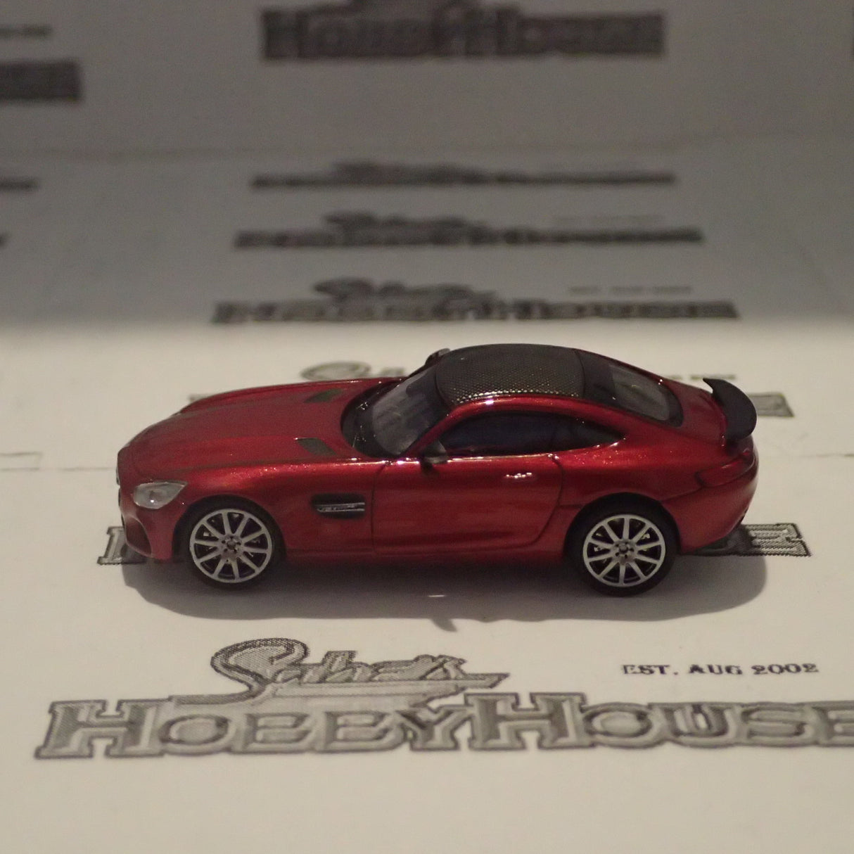 Minichamps - 870 037121 1/87 Scale - Mercedes AMG GTS 2015 Red Metallic