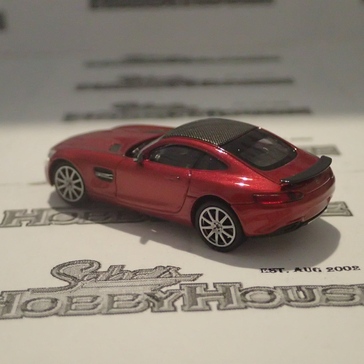 Minichamps - 870 037121 1/87 Scale - Mercedes AMG GTS 2015 Red Metallic