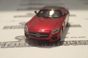 Minichamps - 870 037121 1/87 Scale - Mercedes AMG GTS 2015 Red Metallic