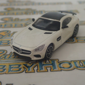Minichamps - 870 037122 1/87 Scale - Mercedes AMG GTS 2015 White Metallic