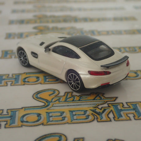 Minichamps - 870 037122 1/87 Scale - Mercedes AMG GTS 2015 White Metallic