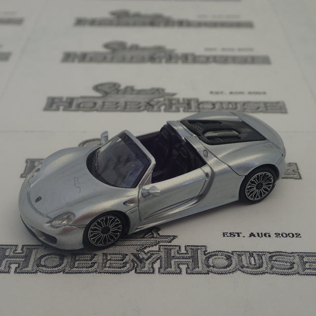 Minichamps - 870 062130 1/87 Scale - Porsche 918 Spyder 2015 Silver