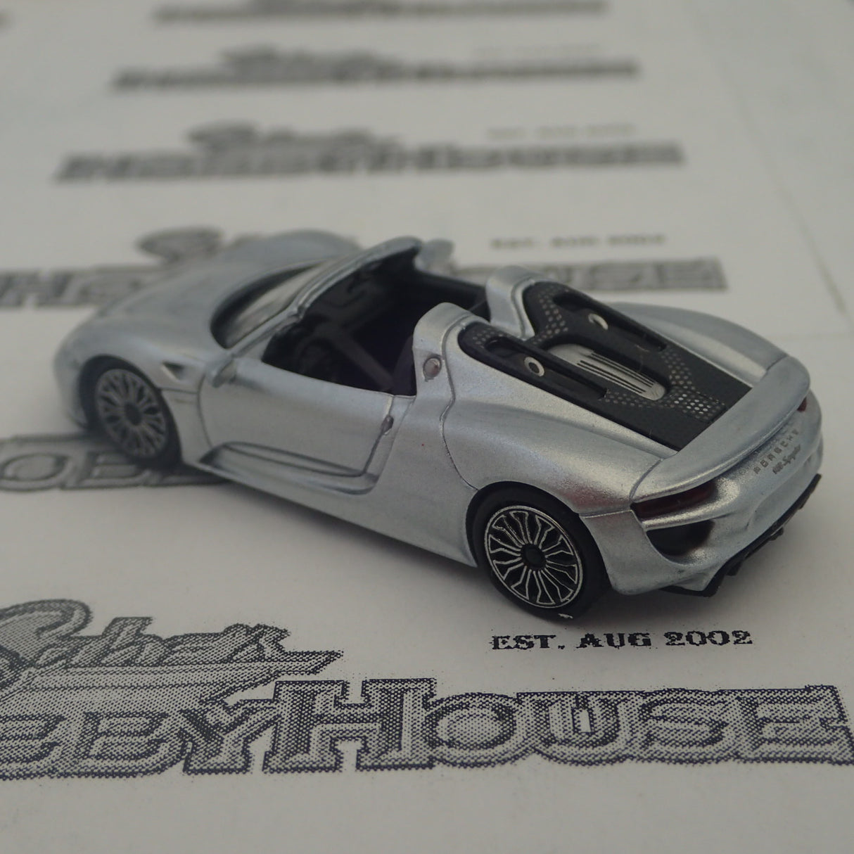 Minichamps - 870 062130 1/87 Scale - Porsche 918 Spyder 2015 Silver