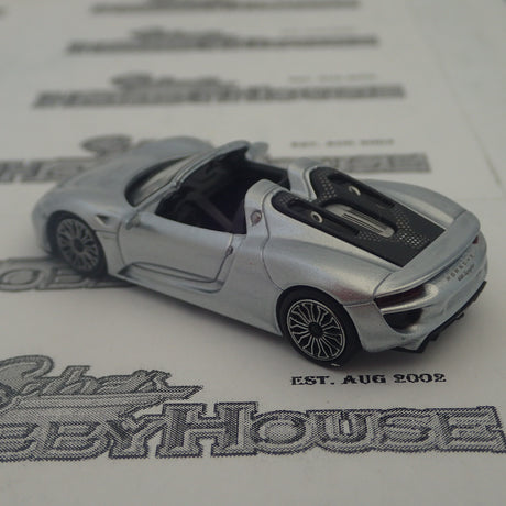 Minichamps - 870 062130 1/87 Scale - Porsche 918 Spyder 2015 Silver