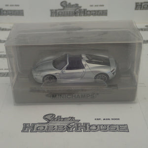Minichamps - 870 062130 1/87 Scale - Porsche 918 Spyder 2015 Silver