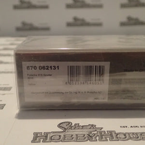 Minichamps - 870 062131 1/87 Scale - Porsche 918 Spyder 2015 Yellow