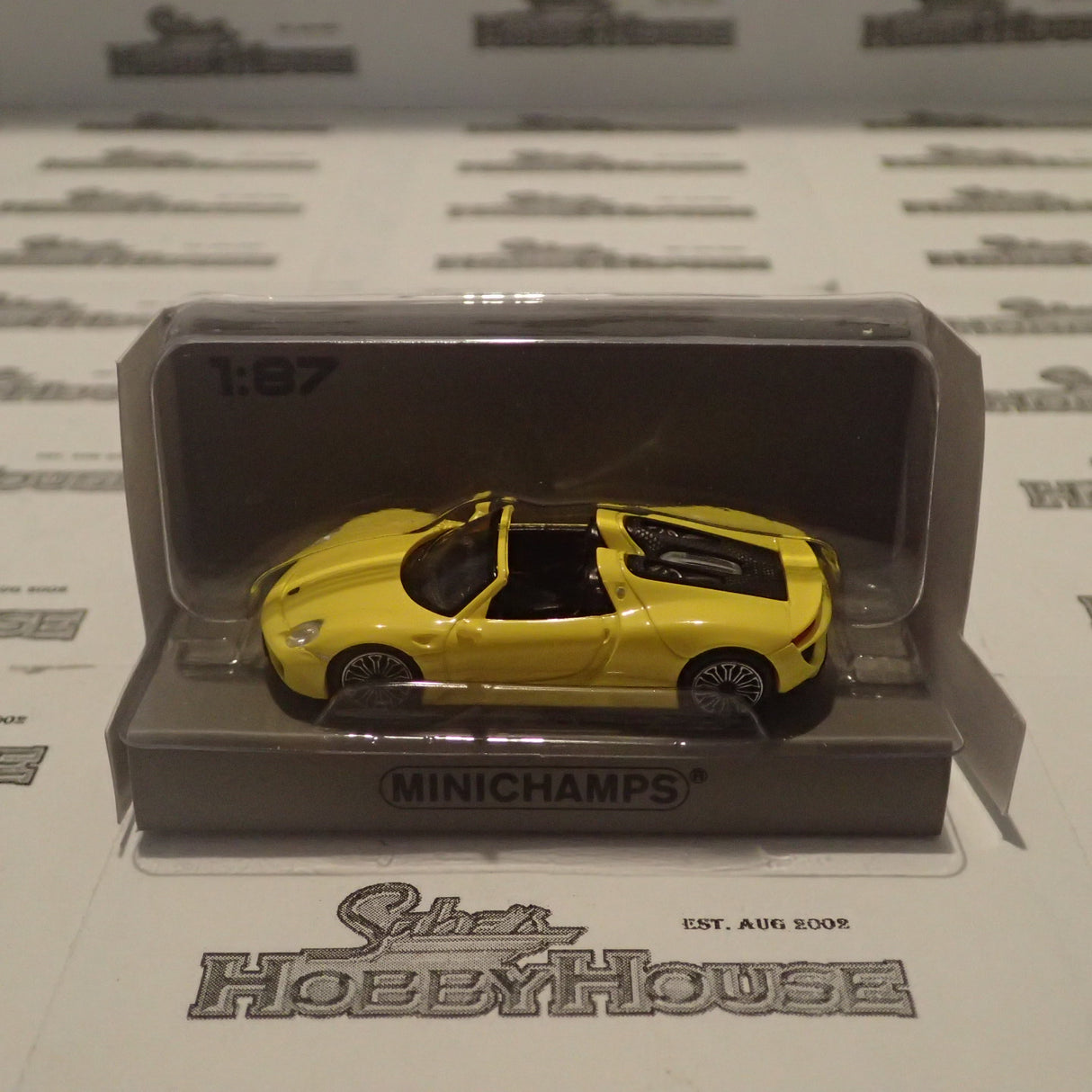 Minichamps - 870 062131 1/87 Scale - Porsche 918 Spyder 2015 Yellow