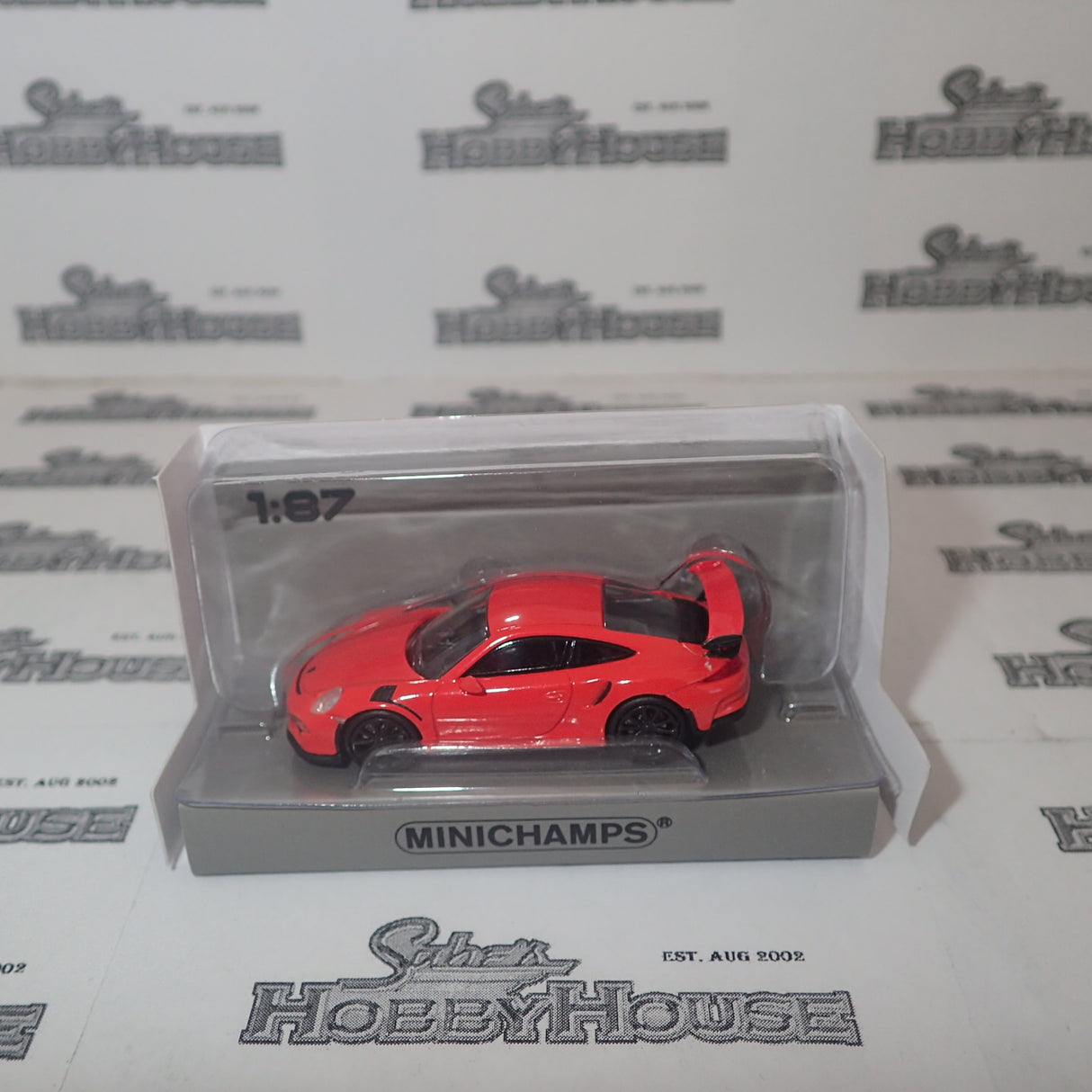 Minichamps 870 063220 - 1/87 Scale Porsche 911 GT3RS 2015 Orange