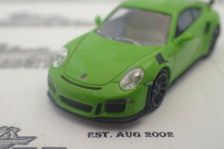 Minichamps - 870 063221 1/87 Scale - Porsche 911 GT3RS 2015 Green