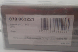 Minichamps - 870 063221 1/87 Scale - Porsche 911 GT3RS 2015 Green