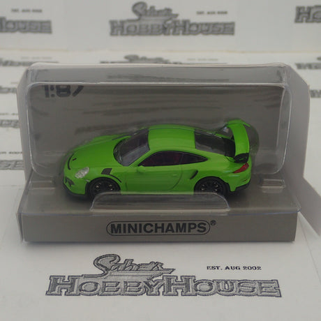 Minichamps - 870 063221 1/87 Scale - Porsche 911 GT3RS 2015 Green
