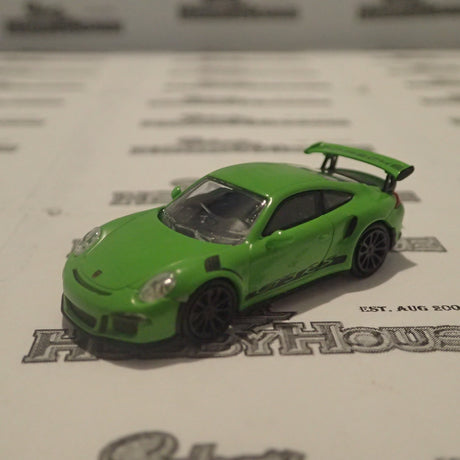 Minichamps 870 063224 - 1/87 Scale Porsche 911 GTSRS 2015 Green With Stripes