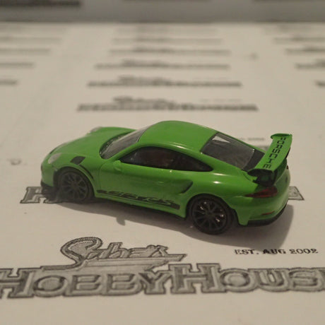 Minichamps 870 063224 - 1/87 Scale Porsche 911 GTSRS 2015 Green With Stripes