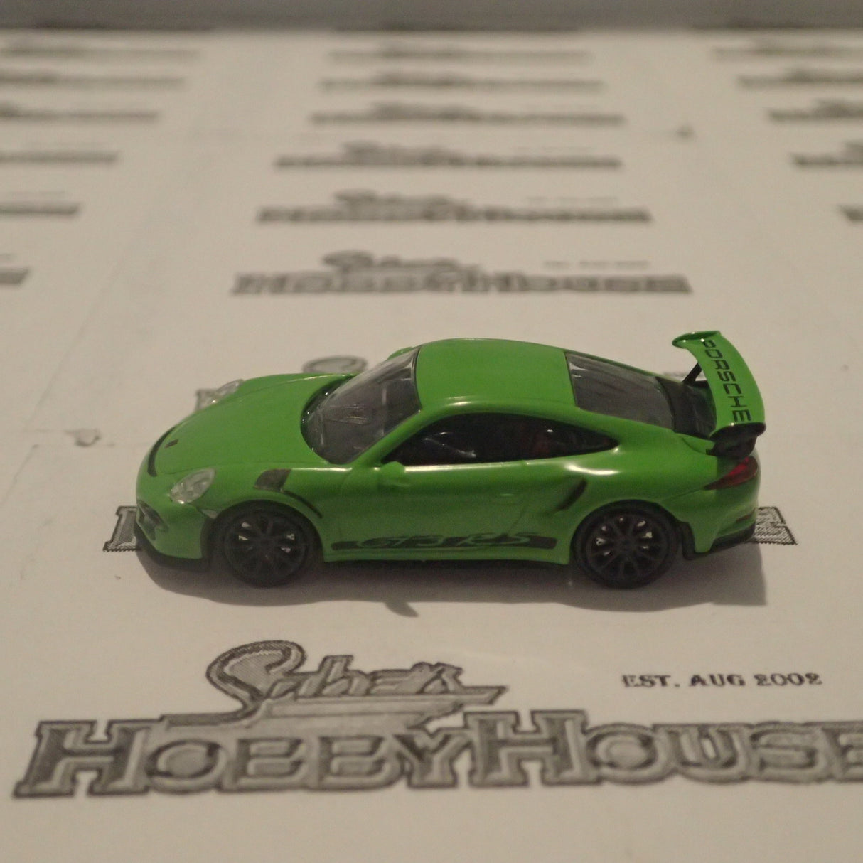 Minichamps 870 063224 - 1/87 Scale Porsche 911 GTSRS 2015 Green With Stripes