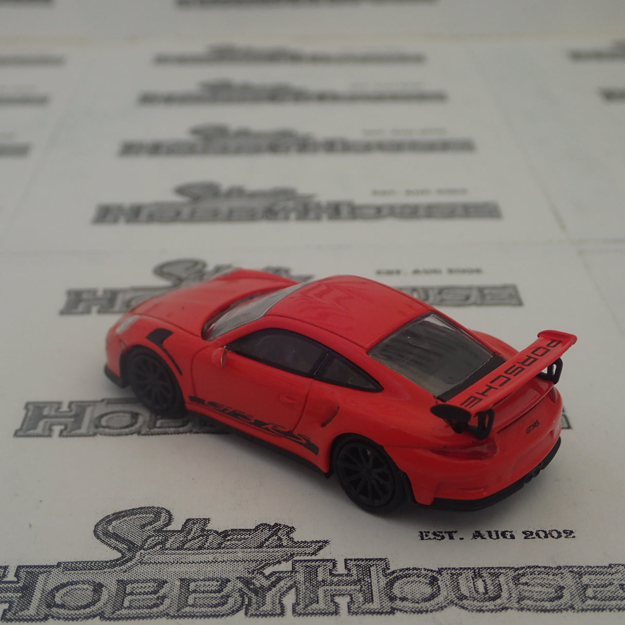 Minichamps - 870 063226 1/87 Scale - Porsche 911 GT3RS 2015 Orange with Stripes